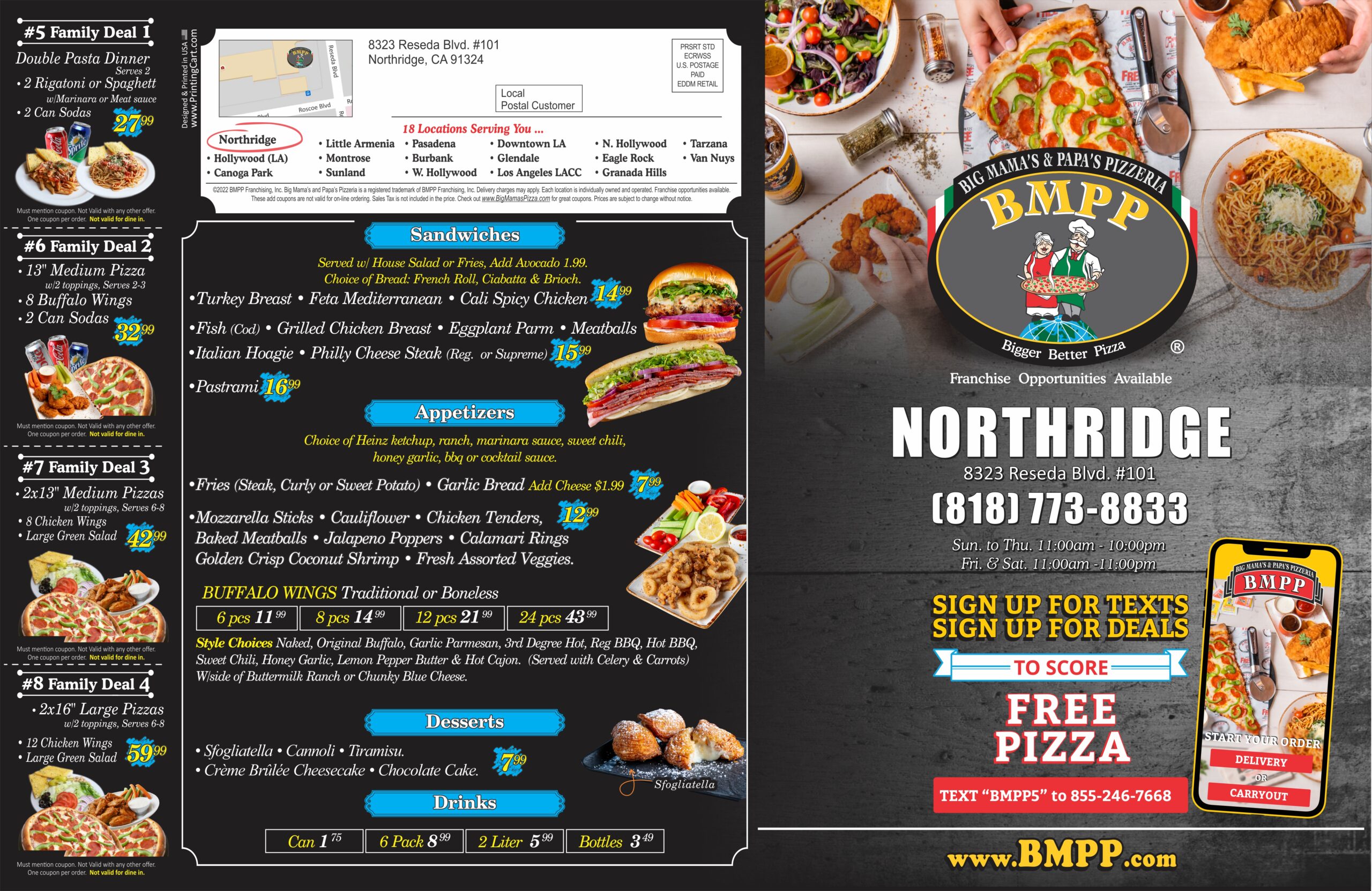 Papa's Pizza - Bassett - Menu & Hours - Order Delivery